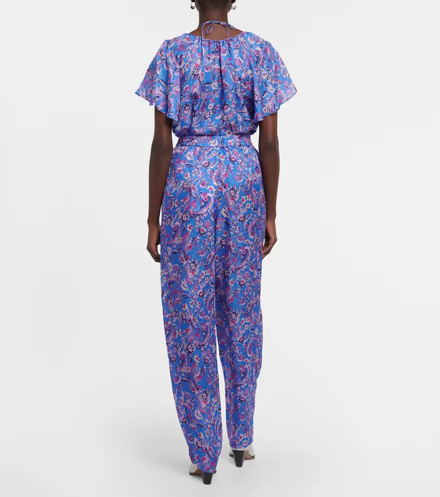 Isabel Marant Piera printed silk-blend pants | Thumbnail 2 Isabel Marant Piera printed silk-blend pants | Thumbnail 2