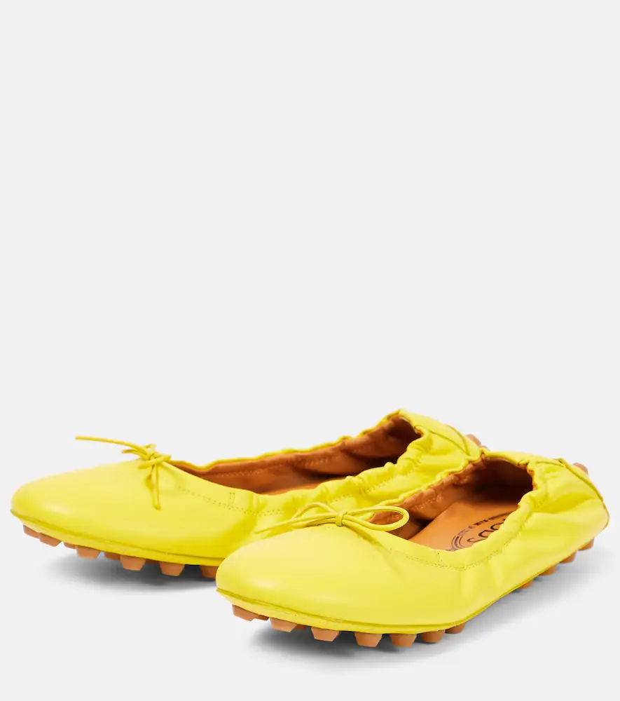 Tod's Bubble Ballerinas leather ballet flats | Thumbnail 2