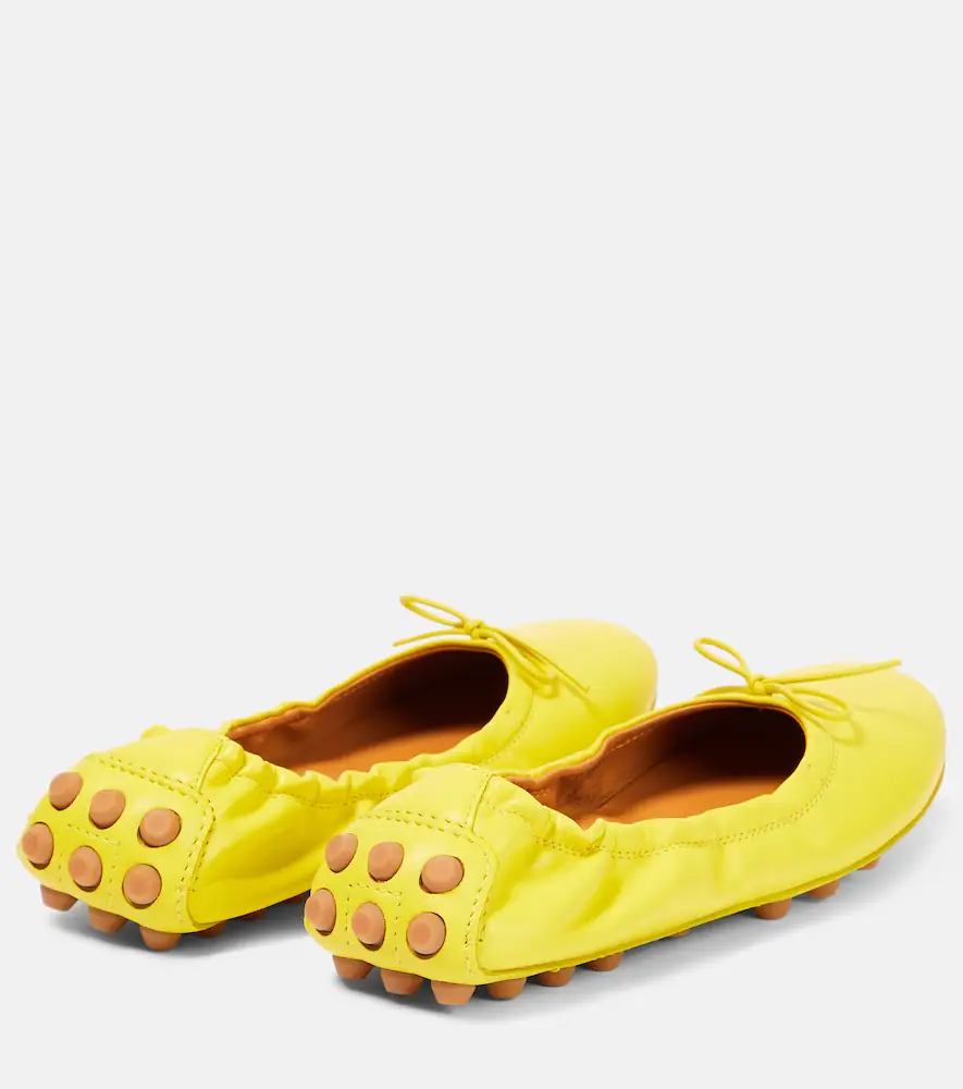 Tod's Bubble Ballerinas leather ballet flats | Thumbnail 3