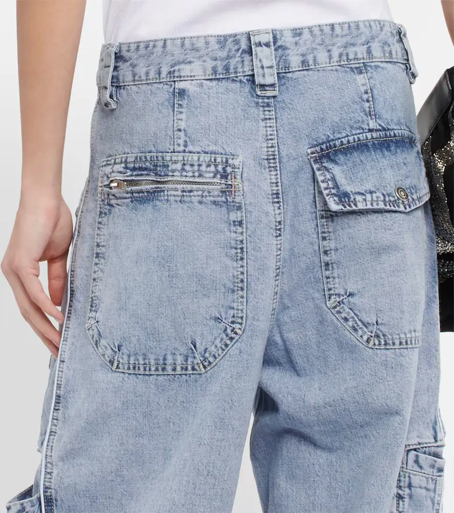 Isabel Marant Paciane wide-leg cargo jeans | Thumbnail 3