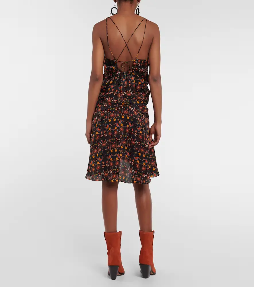 Isabel Marant Presly floral silk-blend minidress | Thumbnail 3 Isabel Marant Presly floral silk-blend minidress | Thumbnail 3