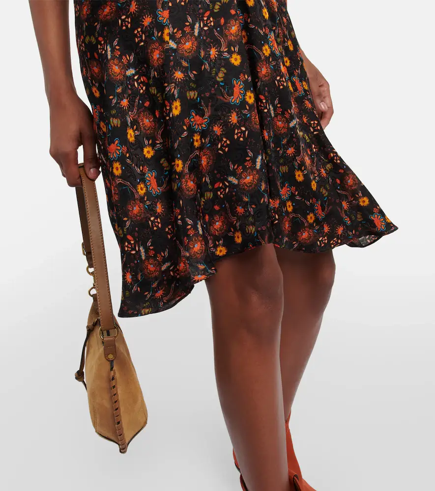 Isabel Marant Presly floral silk-blend minidress | Thumbnail 4 Isabel Marant Presly floral silk-blend minidress | Thumbnail 4