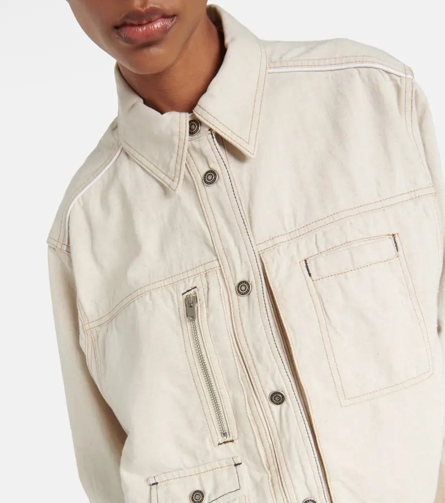 Isabel Marant Pearl denim jacket | Thumbnail 4 Isabel Marant Pearl denim jacket | Thumbnail 4