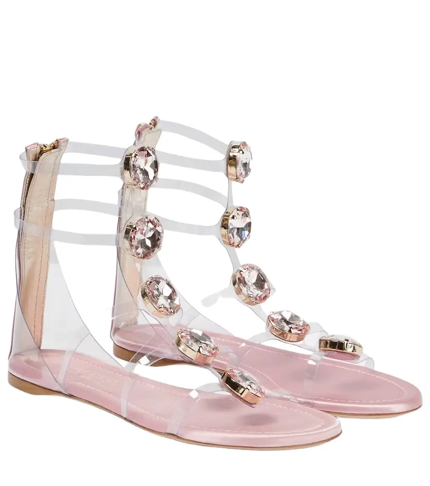 Giambattista Valli Embellished PVC sandals | Image 1 Giambattista Valli Embellished PVC sandals | Image 1