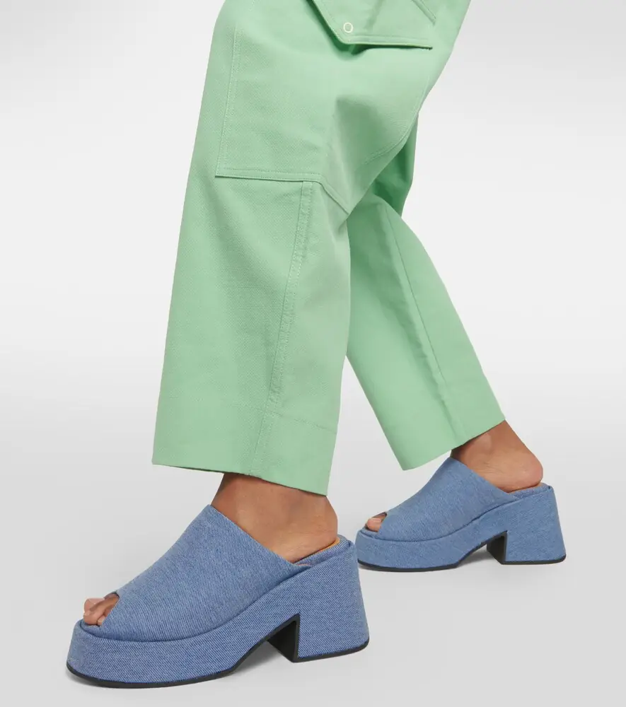 Ganni Platform denim mules | Thumbnail 6
