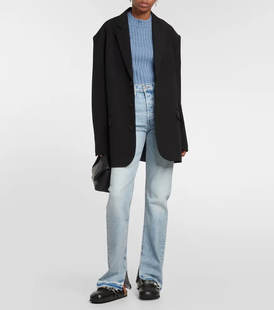 RE/DONE 70s high-rise split-hem bootcut jeans | Thumbnail 5