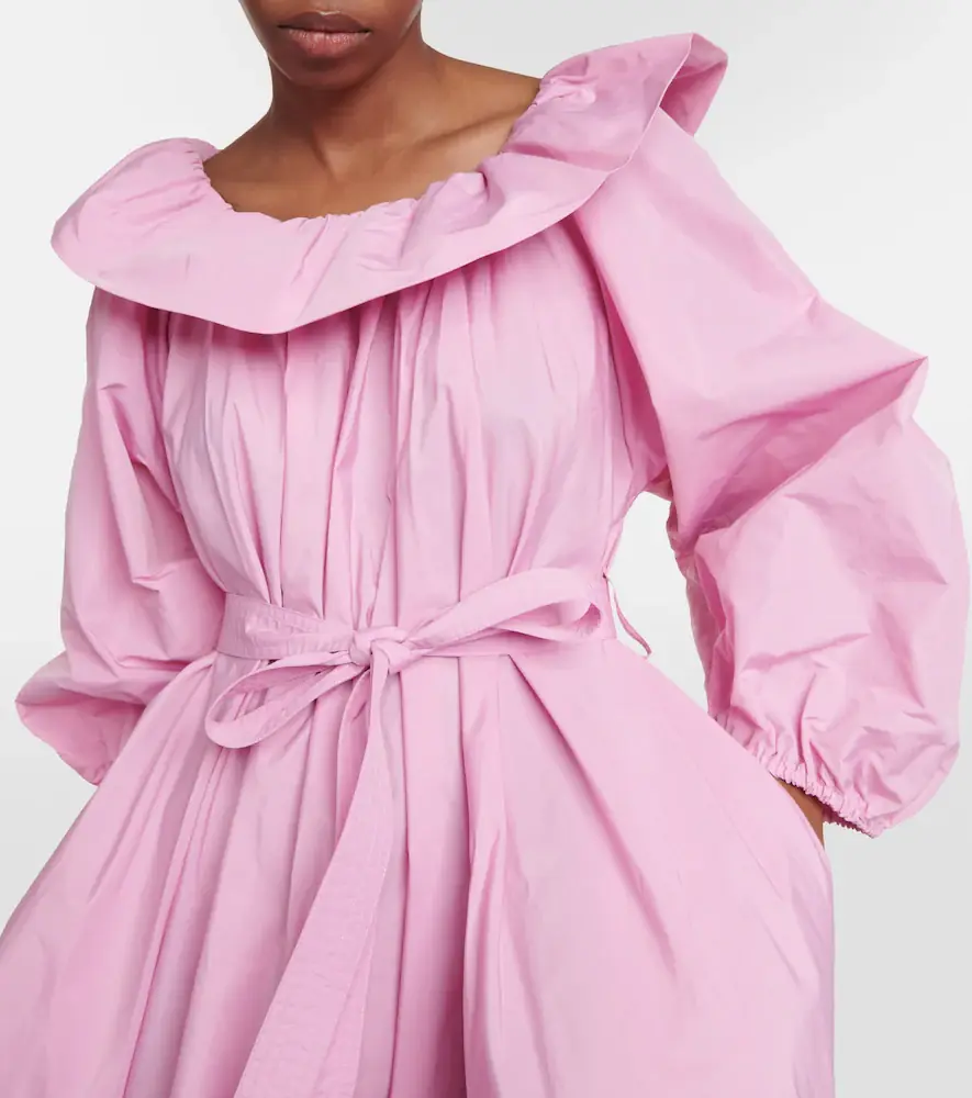 Patou Off-shoulder faille maxi dress | Thumbnail 2