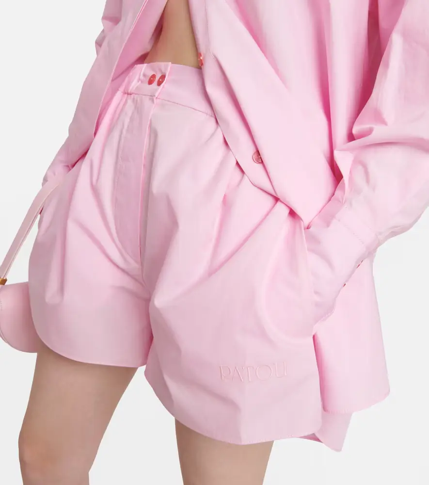 Patou Cotton poplin shorts | Thumbnail 3 Patou Cotton poplin shorts | Thumbnail 3