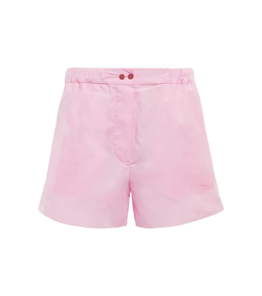 Patou Cotton poplin shorts