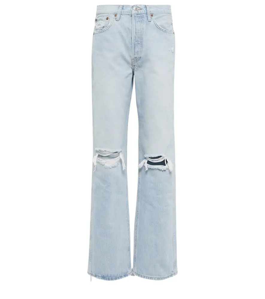 RE/DONE '90s high-rise straight jeans