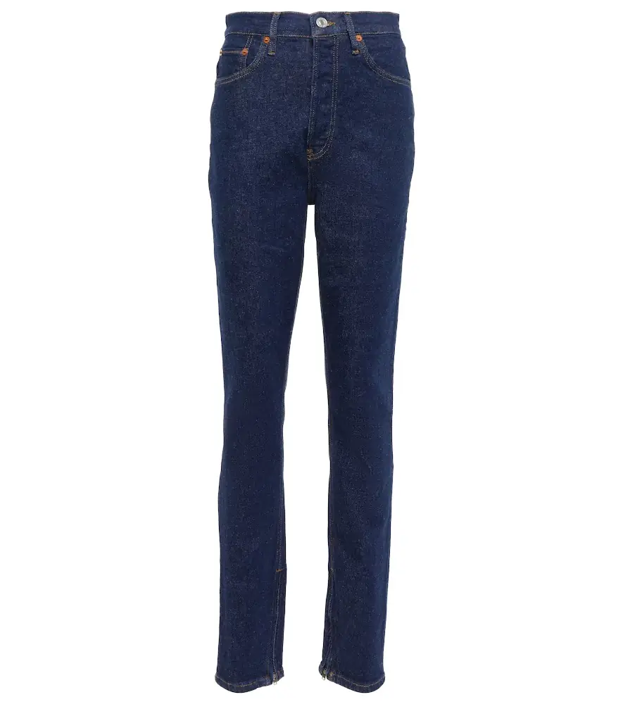 RE/DONE Super High Drainpipe slim jeans