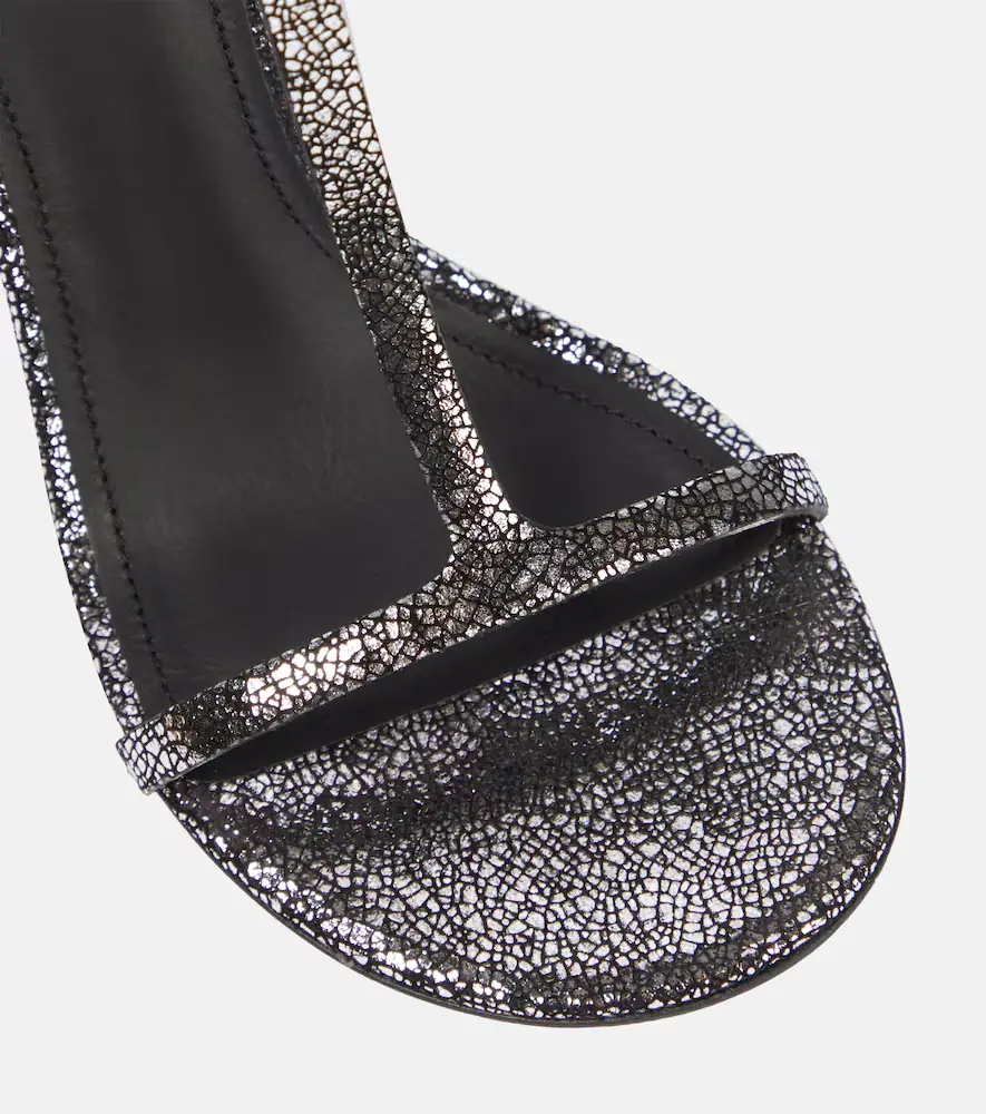 Isabel Marant Einari metallic leather sandals | Thumbnail 2