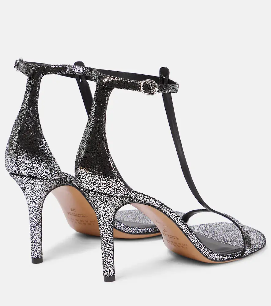 Isabel Marant Einari metallic leather sandals | Thumbnail 4