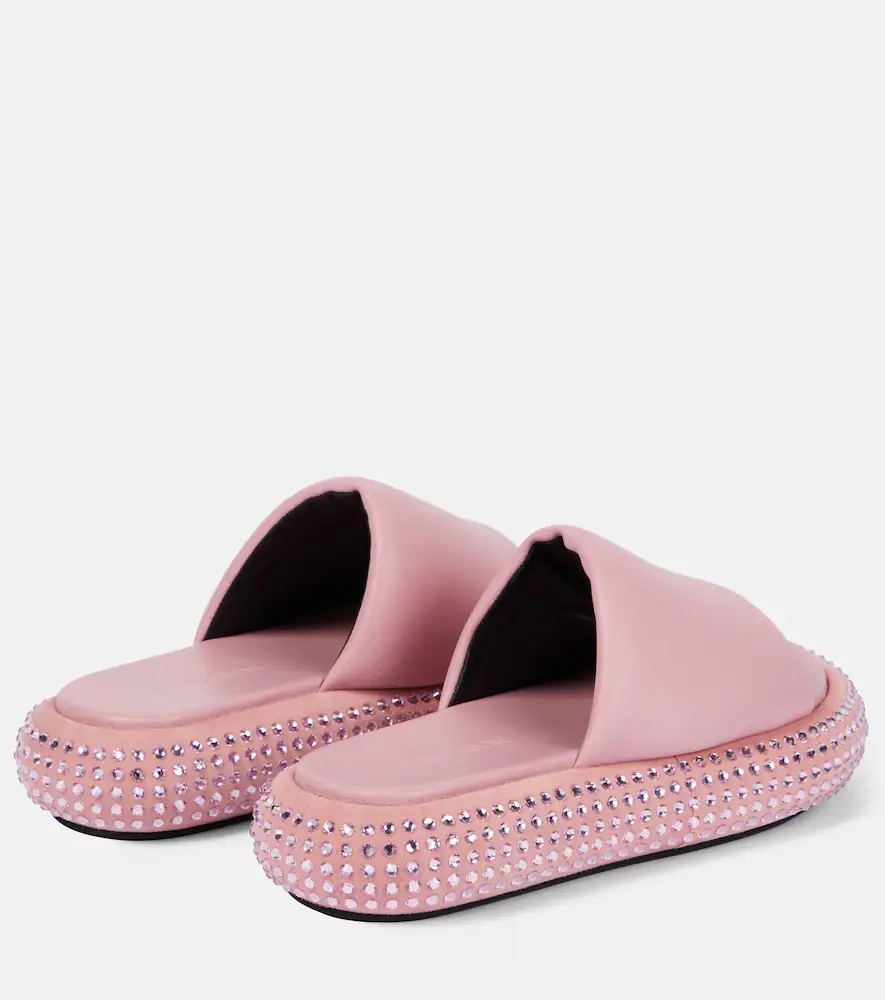 JW Anderson Embellished leather platform sandals | Thumbnail 3 JW Anderson Embellished leather platform sandals | Thumbnail 3