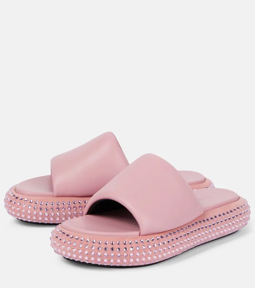 JW Anderson Embellished leather platform sandals | Thumbnail 4 JW Anderson Embellished leather platform sandals | Thumbnail 4