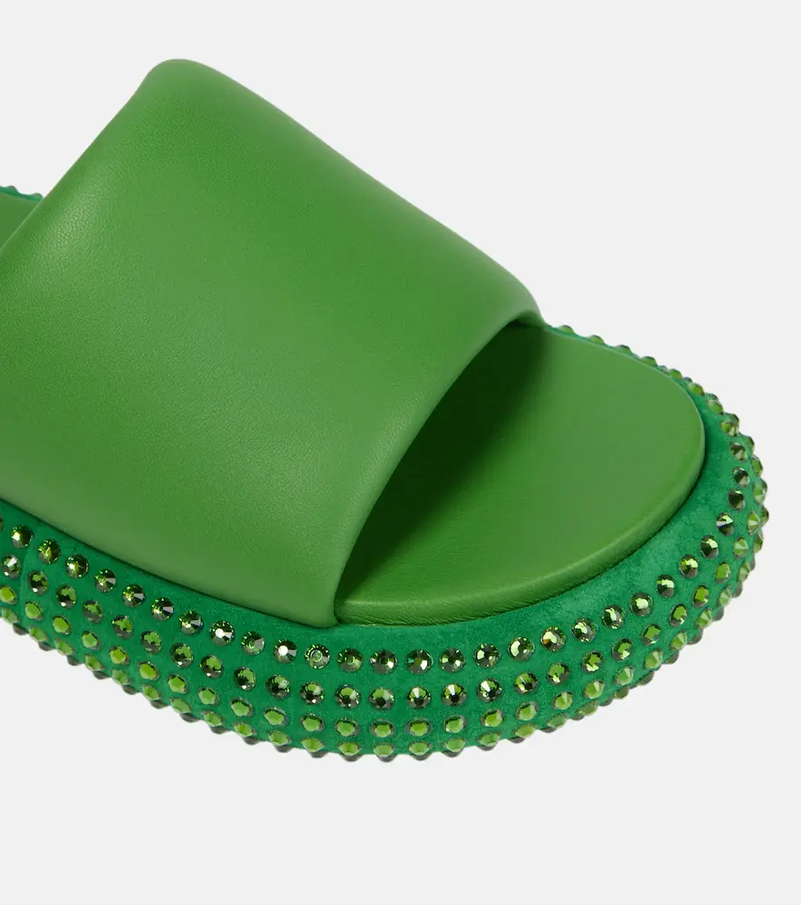 JW Anderson Embellished leather slides | Thumbnail 2 JW Anderson Embellished leather slides | Thumbnail 2