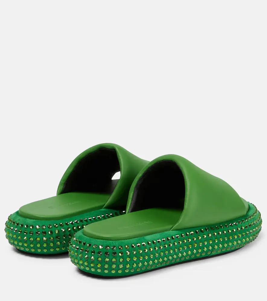 JW Anderson Embellished leather slides | Thumbnail 3 JW Anderson Embellished leather slides | Thumbnail 3