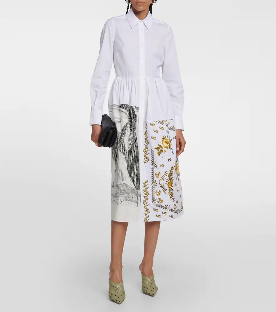 Erdem Sutton printed cotton shirt dress | Thumbnail 5 Erdem Sutton printed cotton shirt dress | Thumbnail 5