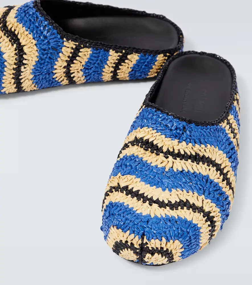 Marni x No Vacancy Inn raffia-effect slippers | Thumbnail 2