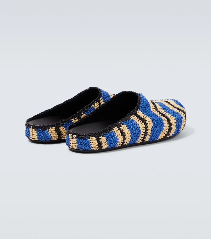 Marni x No Vacancy Inn raffia-effect slippers | Thumbnail 4