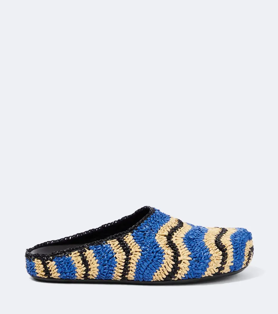 Marni x No Vacancy Inn raffia-effect slippers | Thumbnail 6