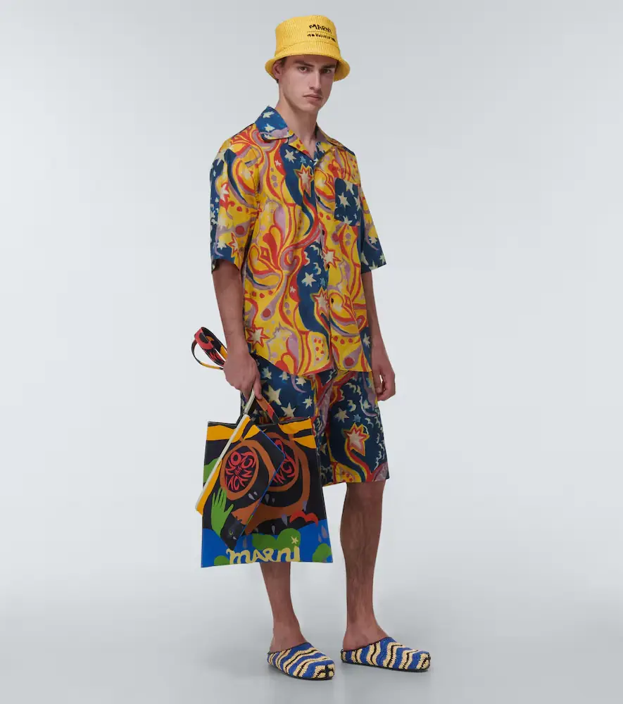 Marni x No Vacancy Inn raffia-effect slippers | Thumbnail 7