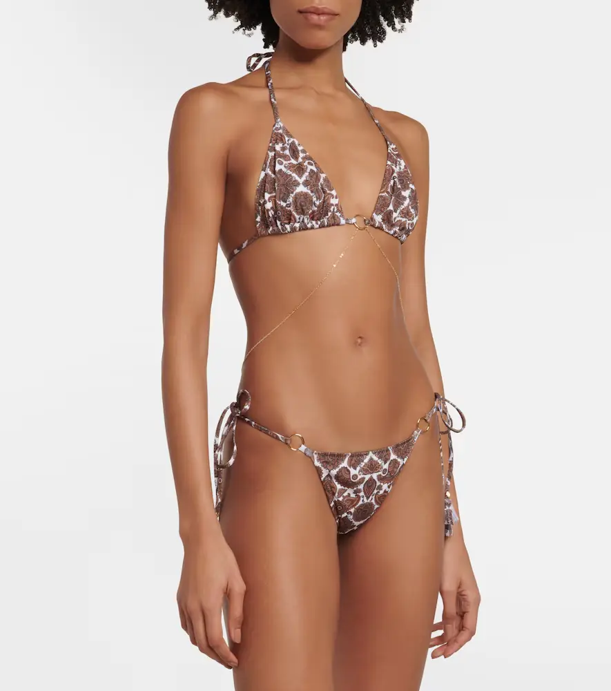 Bananhot Chain printed bikini bottoms | Thumbnail 2