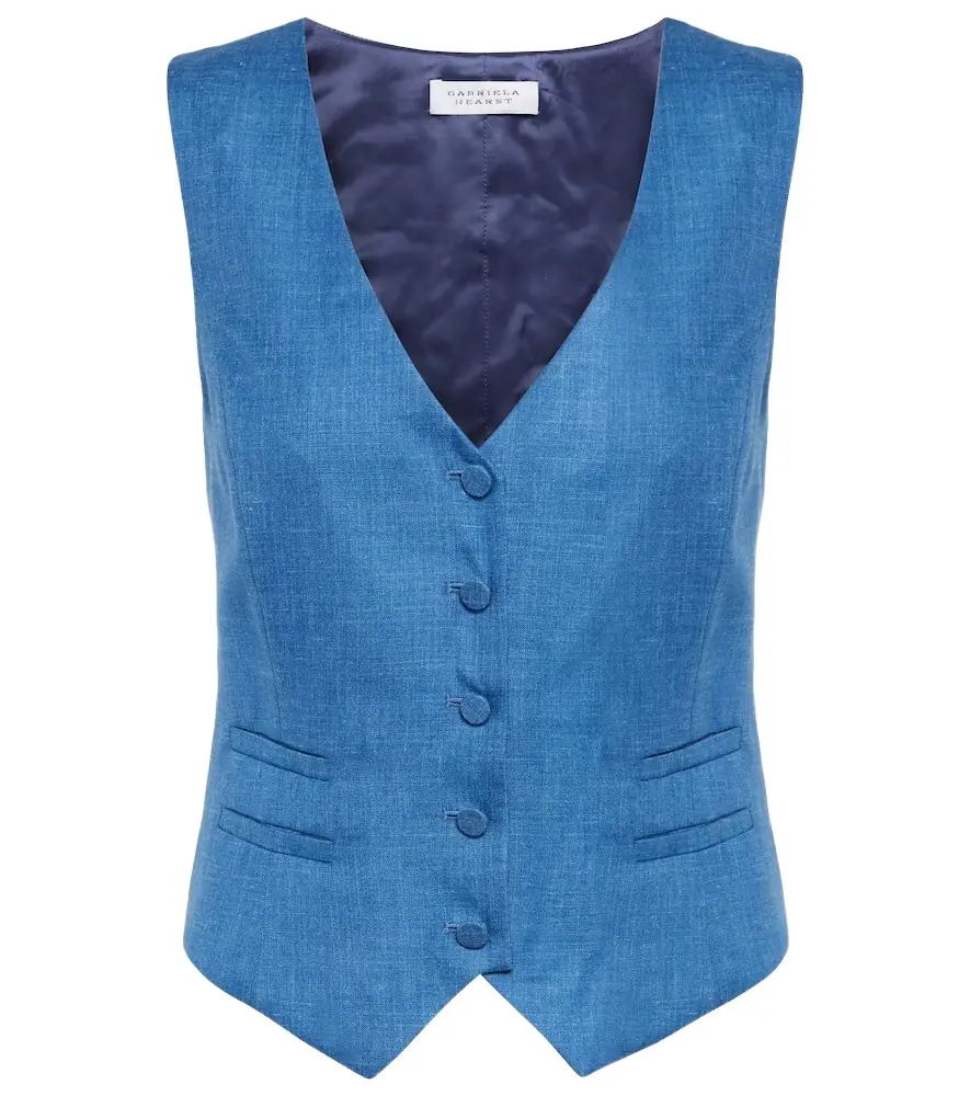 Gabriela Hearst Coleridge wool-blend vest | Image 1 Gabriela Hearst Coleridge wool-blend vest | Image 1