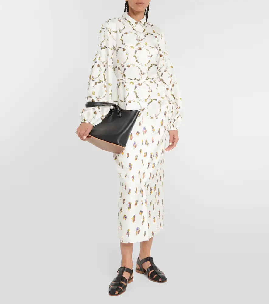 Gabriela Hearst Mauri printed silk twill maxi dress | Thumbnail 2 Gabriela Hearst Mauri printed silk twill maxi dress | Thumbnail 2