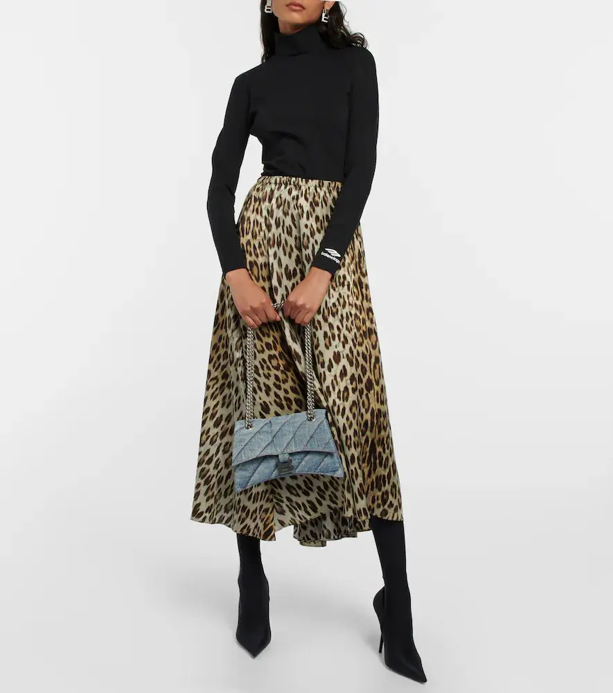 Balenciaga Crush Medium denim shoulder bag | Thumbnail 6 Balenciaga Crush Medium denim shoulder bag | Thumbnail 6