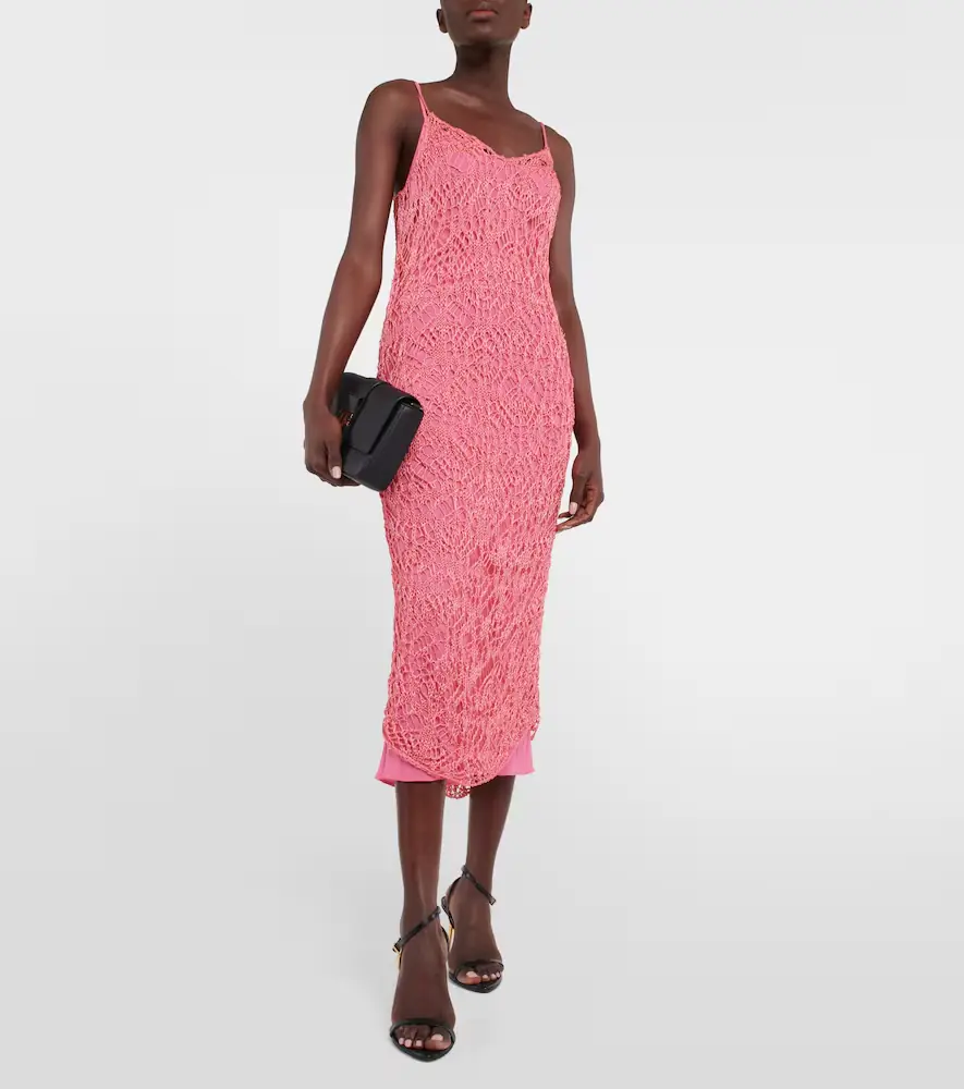 Tom Ford Openwork knit maxi dress | Thumbnail 2