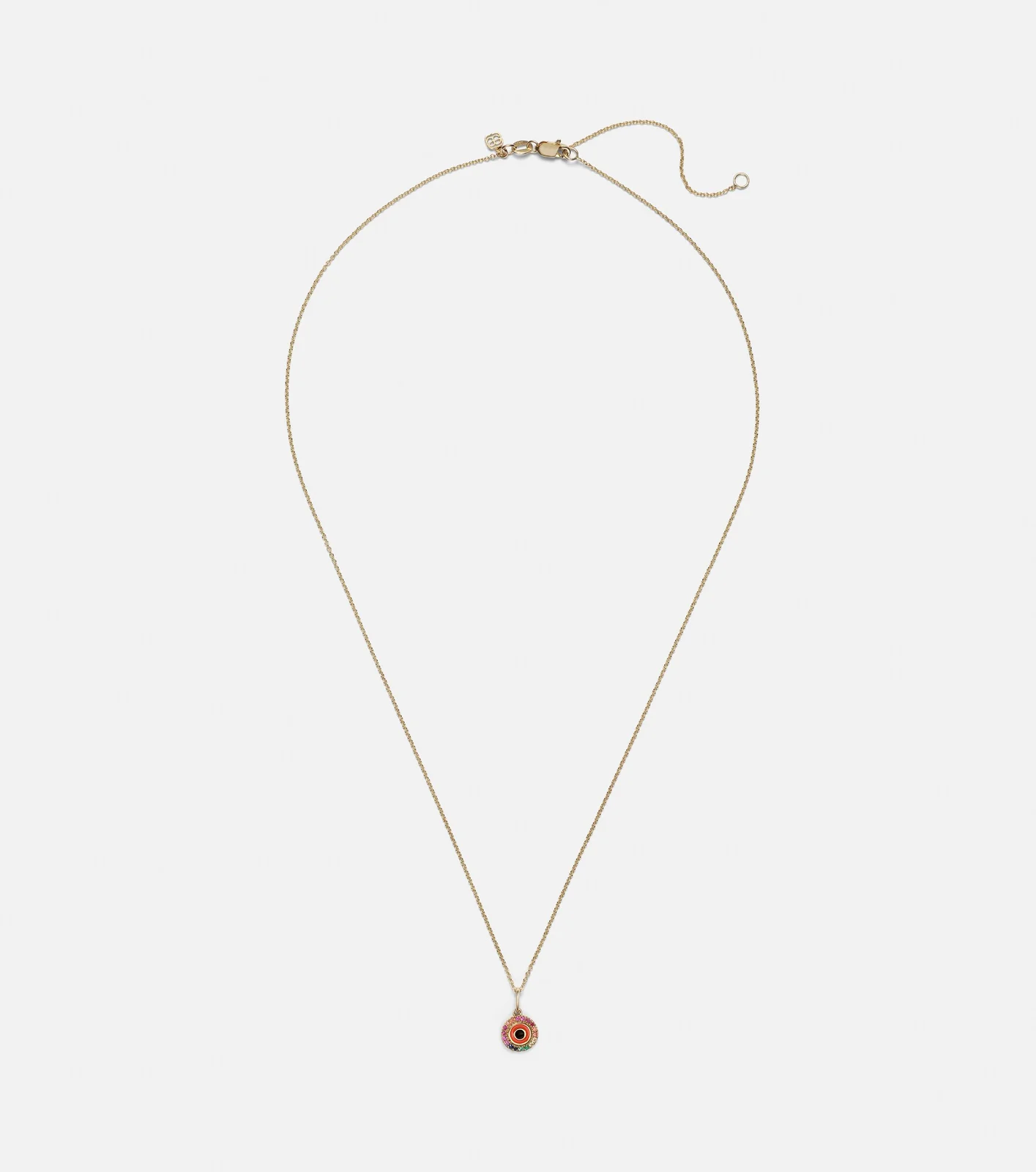 Evil Eye 14kt gold and diamond necklace Evil Eye 14kt gold and diamond necklace