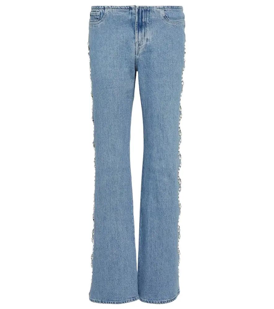 7 For All Mankind Slouchy Bootcut embellished jeans | Image 1 7 For All Mankind Slouchy Bootcut embellished jeans | Image 1