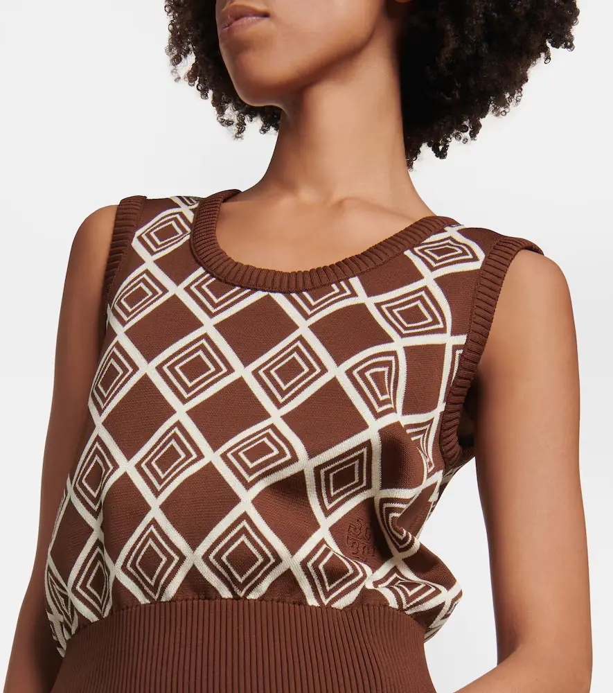 Tory Sport Jacquard vest | Thumbnail 3 Tory Sport Jacquard vest | Thumbnail 3