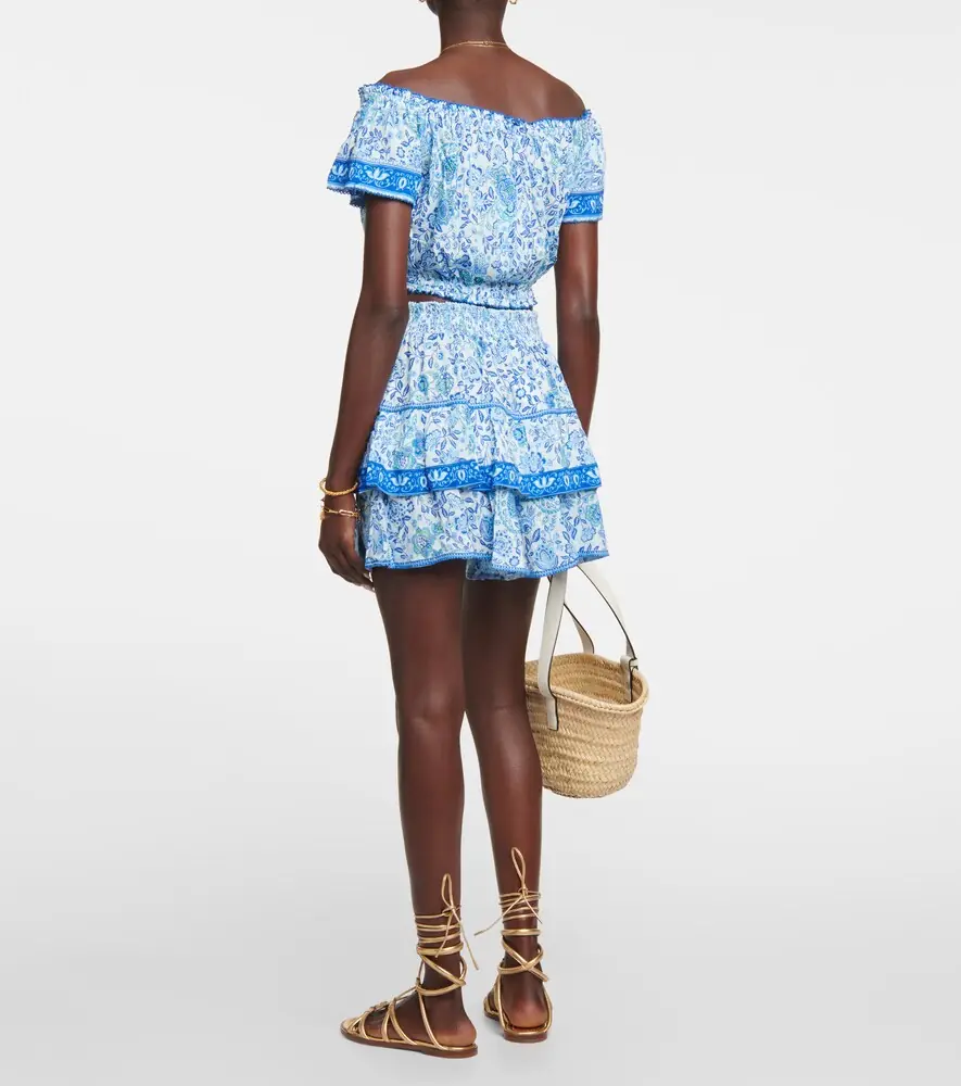 Poupette St Barth Camila printed top | Thumbnail 3