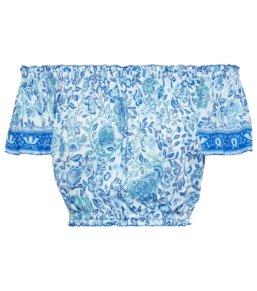 Poupette St Barth Camila printed top
