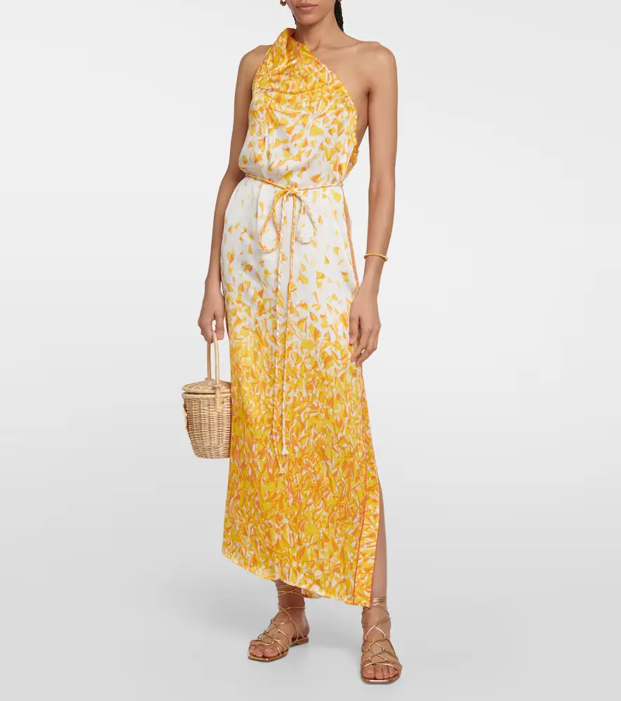 Poupette St Barth Isabelle one-shoulder maxi dress | Thumbnail 2