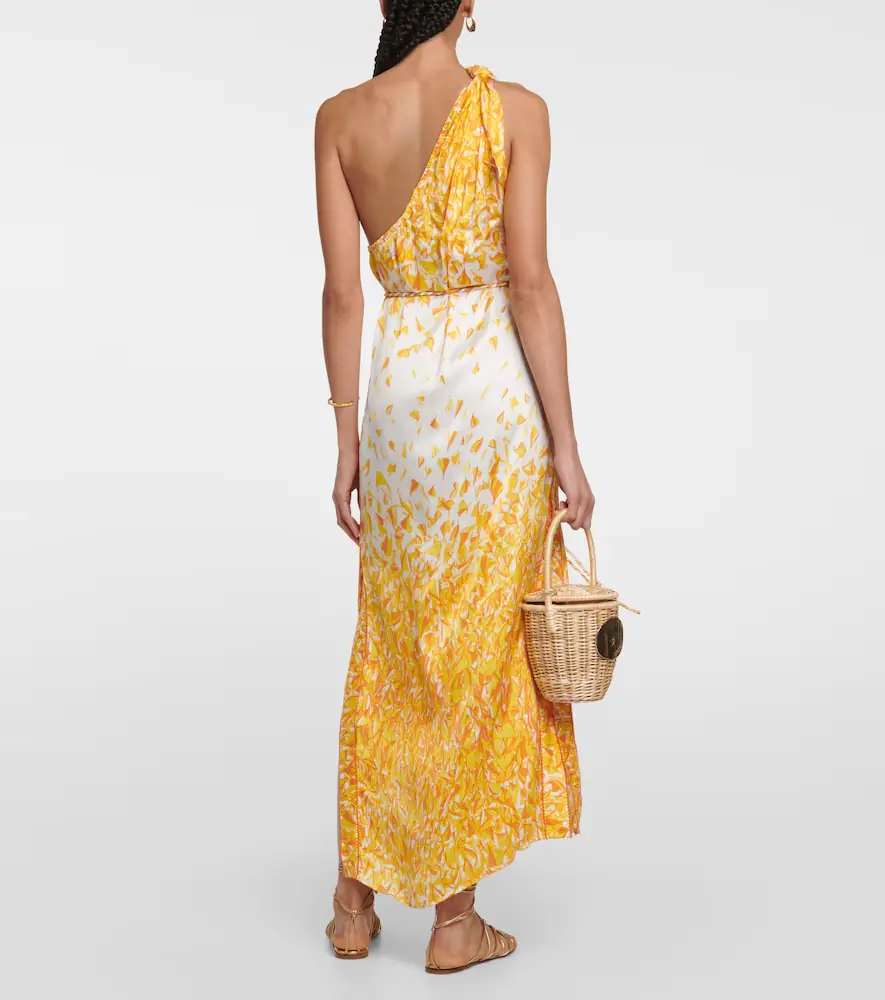 Poupette St Barth Isabelle one-shoulder maxi dress | Thumbnail 4