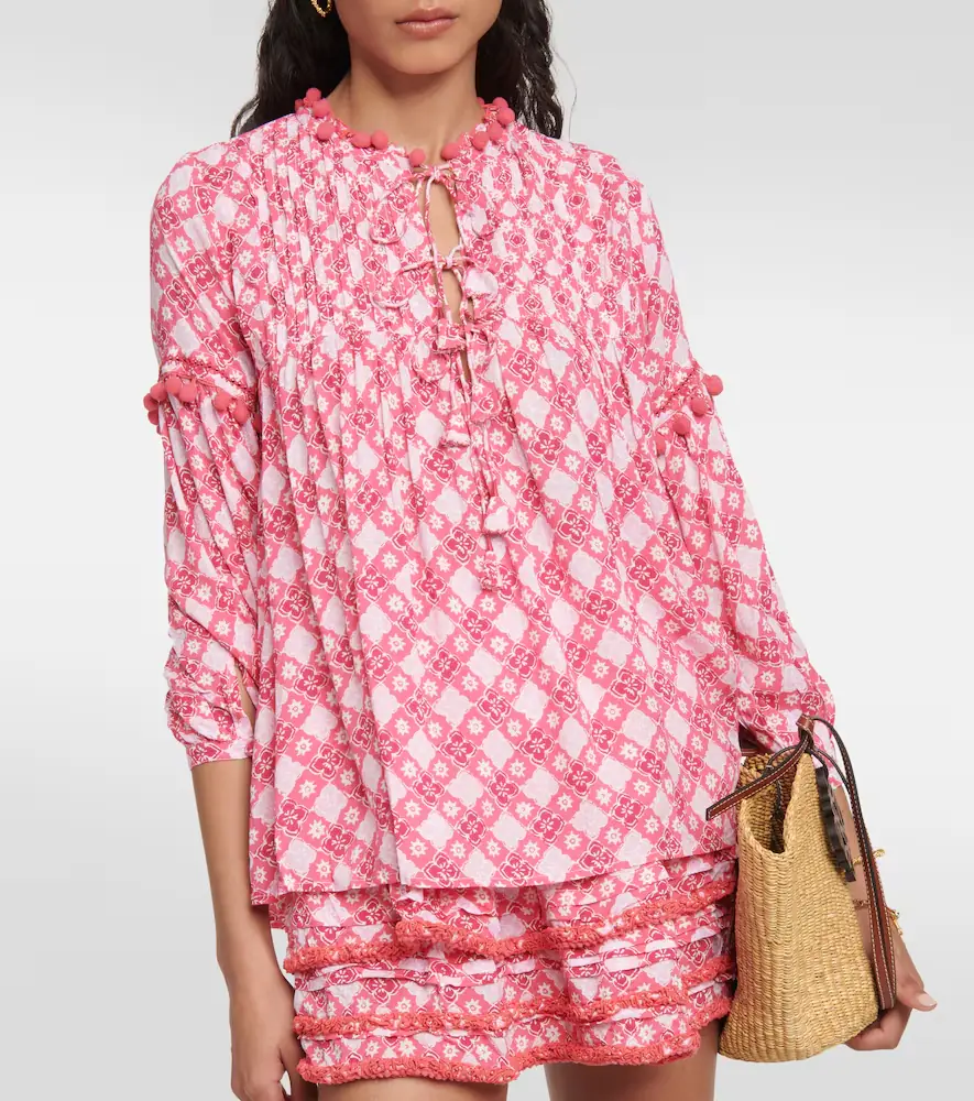 Poupette St Barth Clara printed blouse | Thumbnail 2