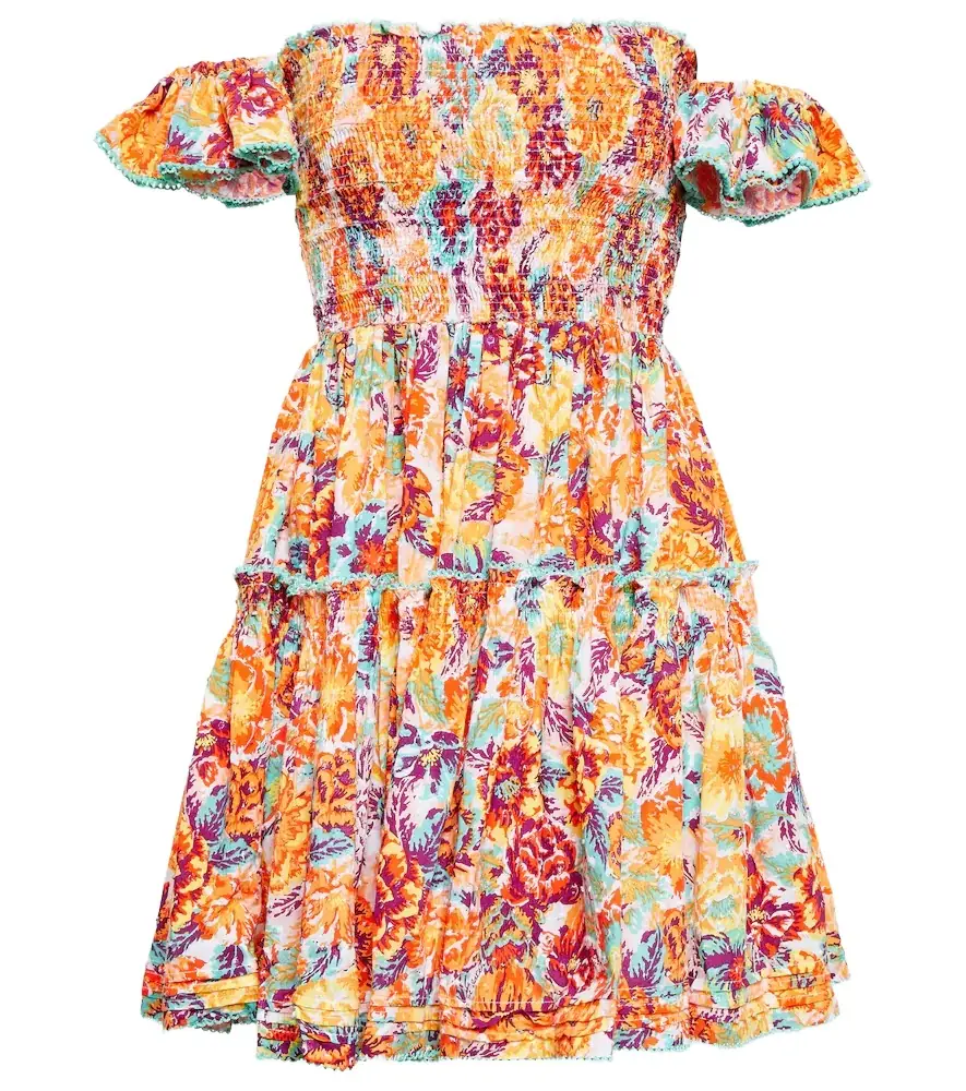 Poupette St Barth Aurora floral cotton minidress | Image 1 Poupette St Barth Aurora floral cotton minidress | Image 1