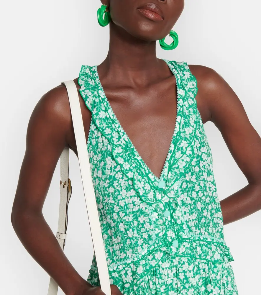 Poupette St Barth Mae floral ruffle-trimmed minidress | Thumbnail 5