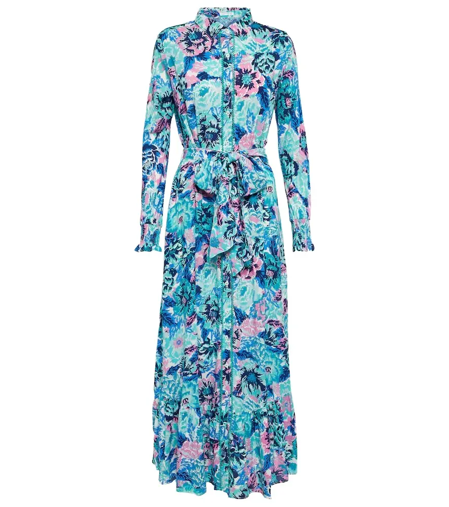 Poupette St Barth Kimi printed maxi dress