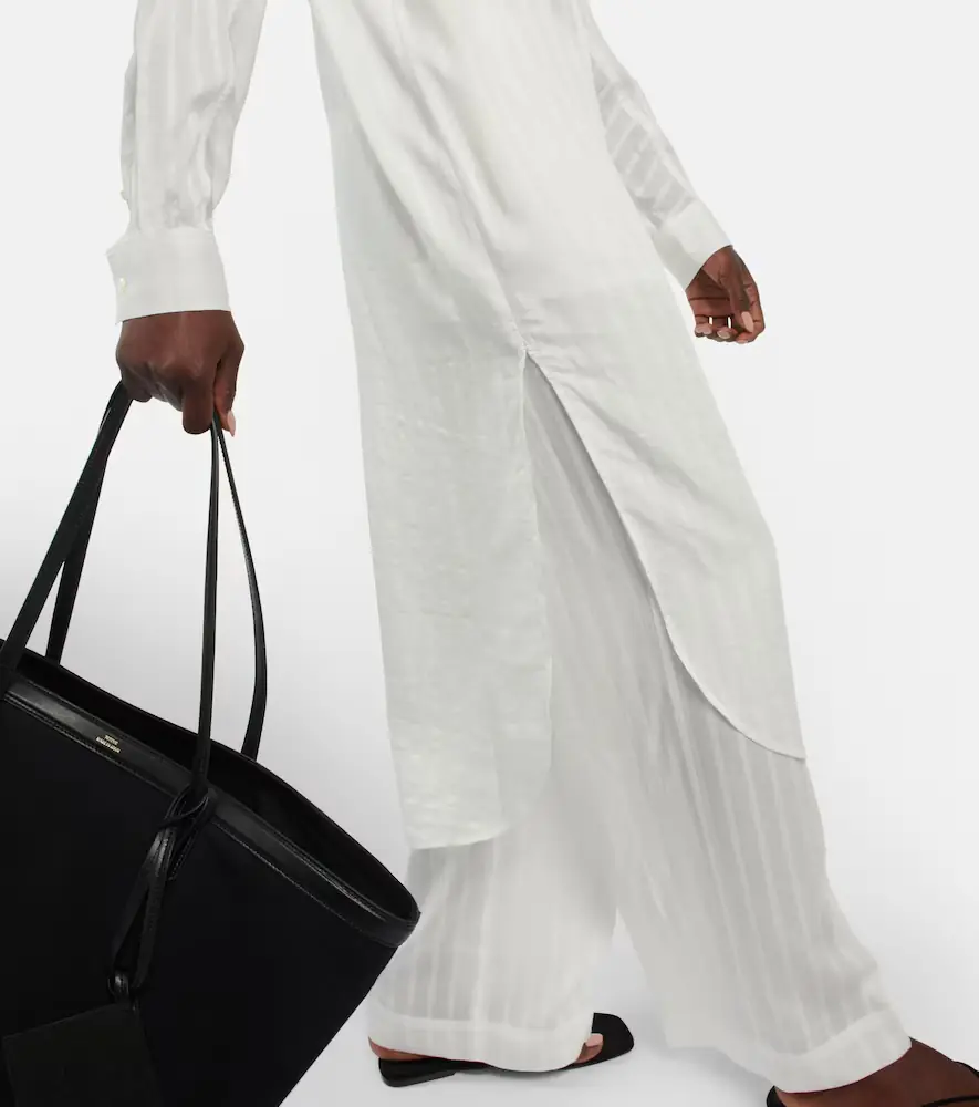 TOTEME Striped jacquard shirt dress | Thumbnail 3 TOTEME Striped jacquard shirt dress | Thumbnail 3