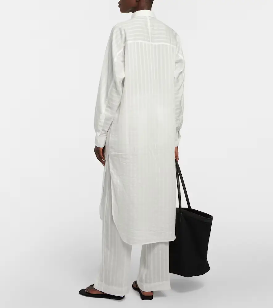 TOTEME Striped jacquard shirt dress | Thumbnail 4 TOTEME Striped jacquard shirt dress | Thumbnail 4