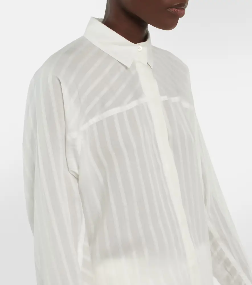 TOTEME Striped jacquard shirt dress | Thumbnail 6 TOTEME Striped jacquard shirt dress | Thumbnail 6