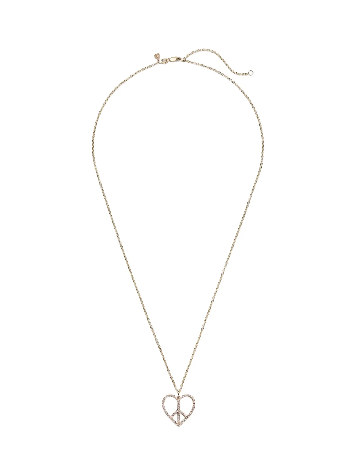 14kt gold necklace with diamonds
