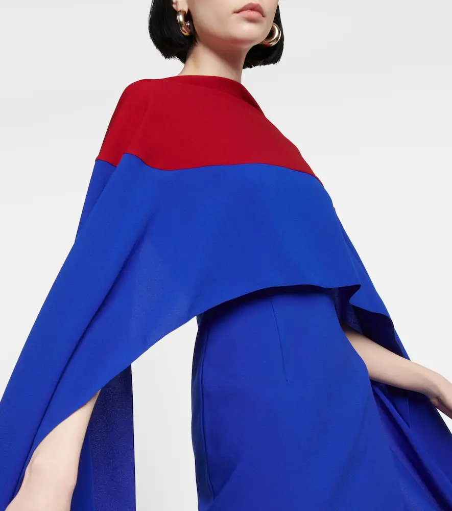 Roksanda Elina cape midi dress | Thumbnail 2 Roksanda Elina cape midi dress | Thumbnail 2