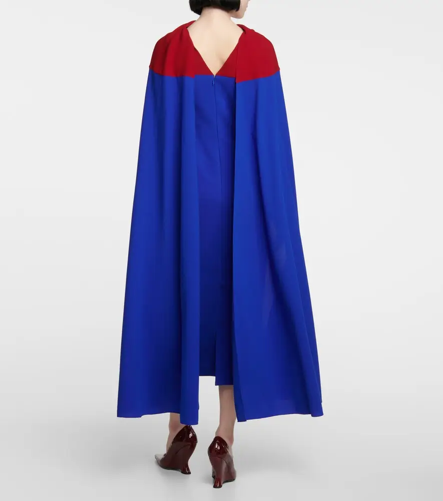 Roksanda Elina cape midi dress | Thumbnail 5 Roksanda Elina cape midi dress | Thumbnail 5