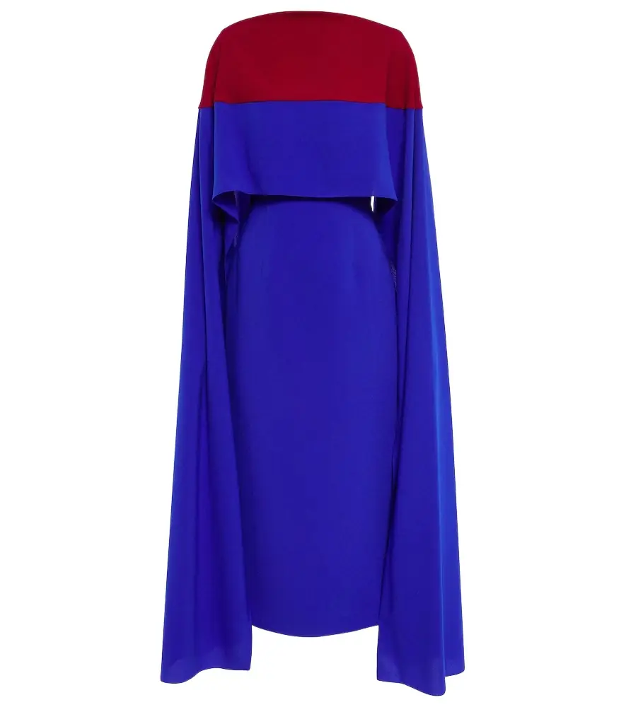 Roksanda Elina cape midi dress