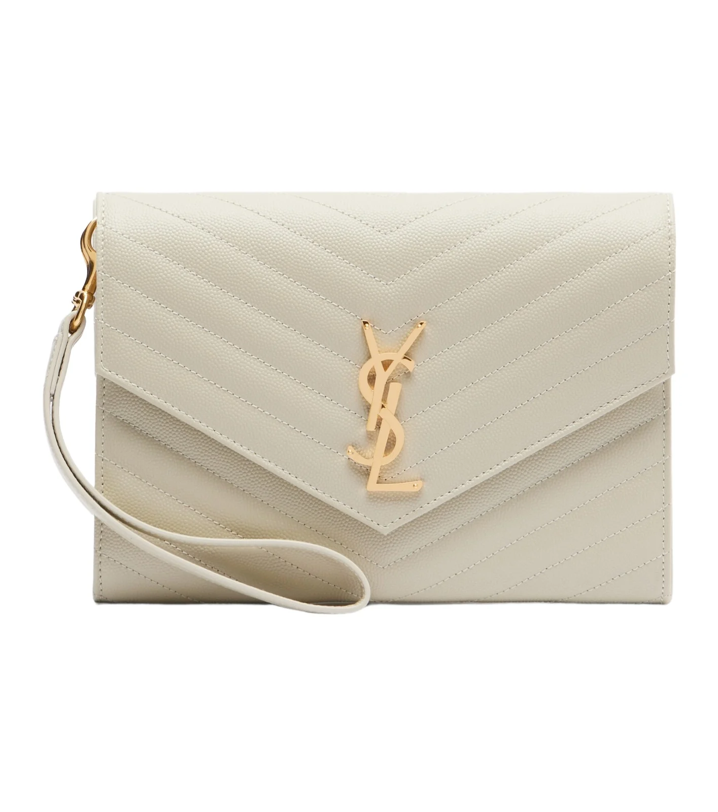 Cassandre Small matelassé leather clutch Cassandre Small matelassé leather clutch